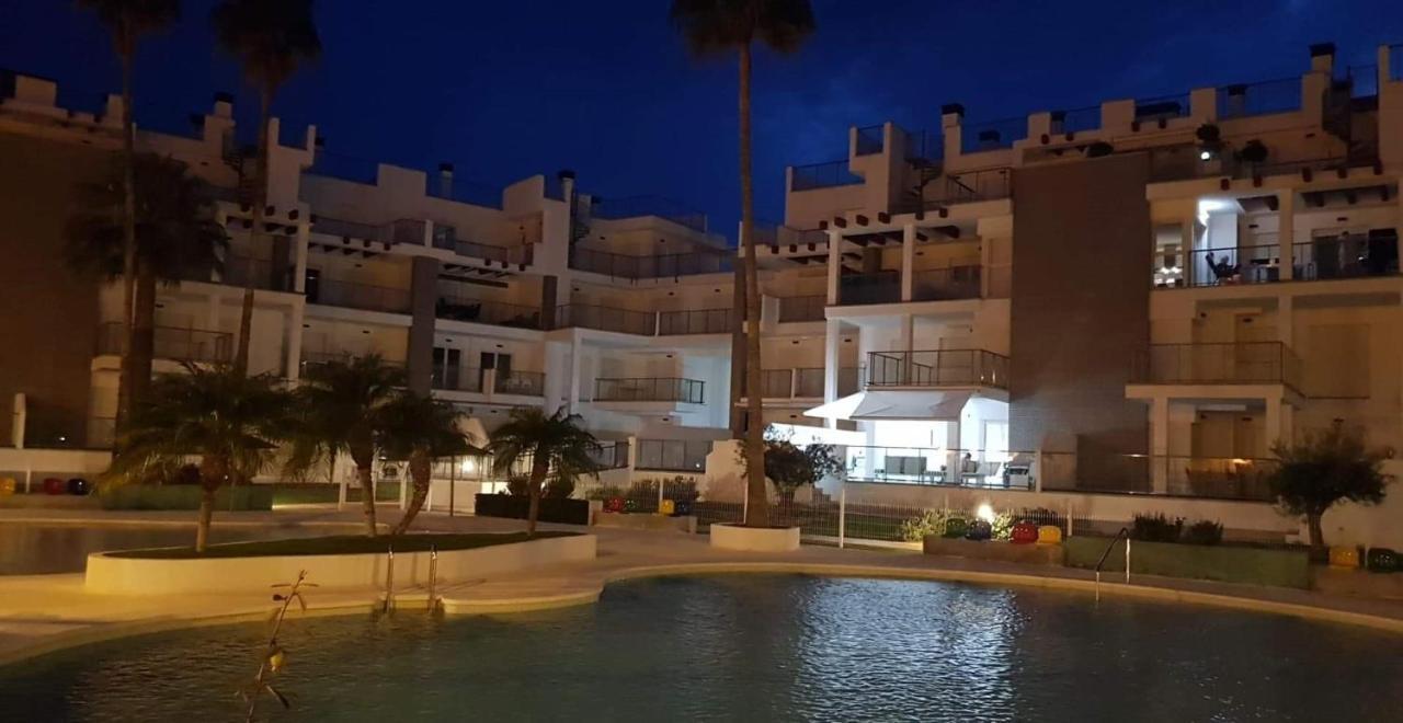Sunny Denia Beachside Apartment with Pool Exterior photo